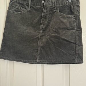 GAP Gray A-Line Mini Skirt Casual